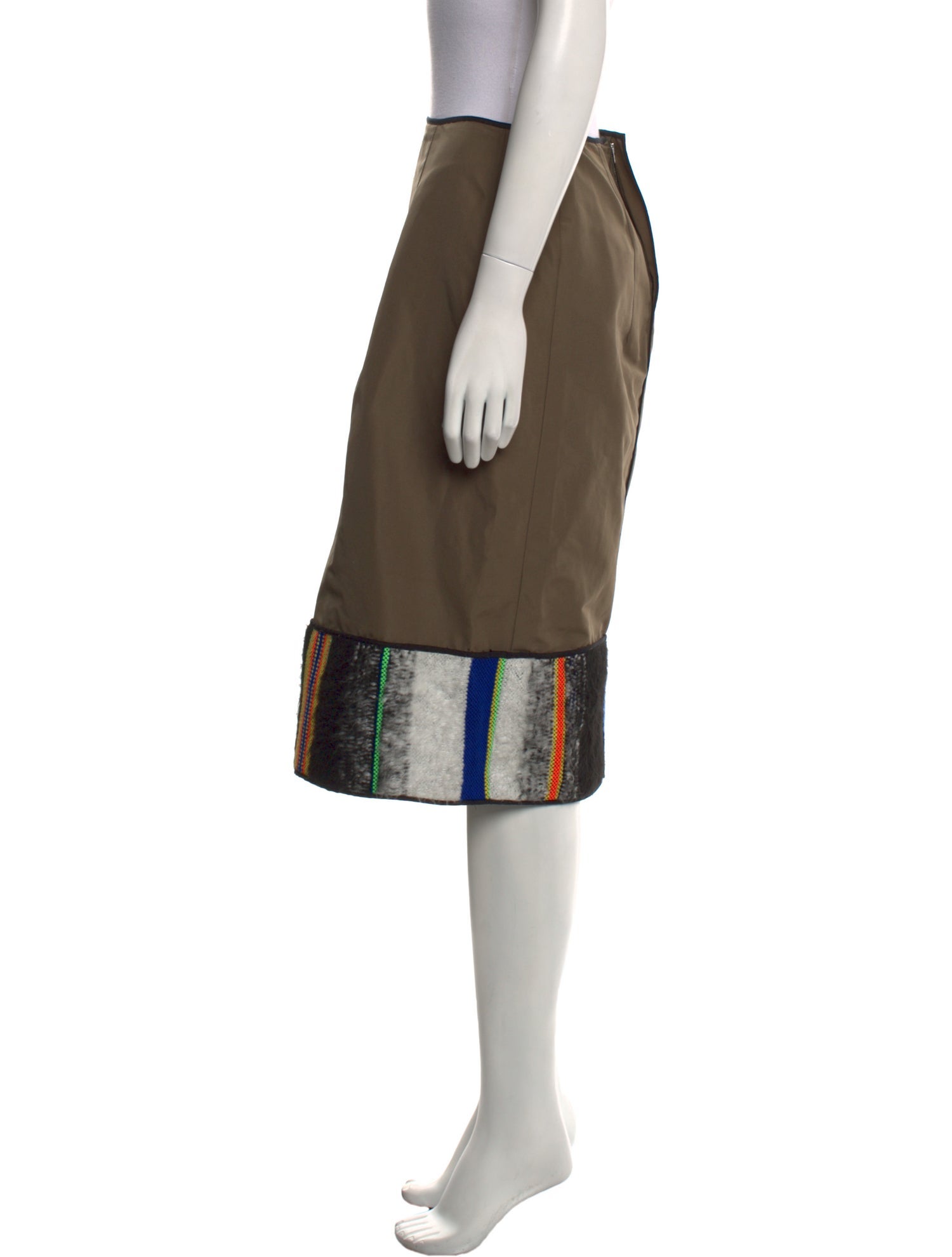 Hache Knee-Length Skirt