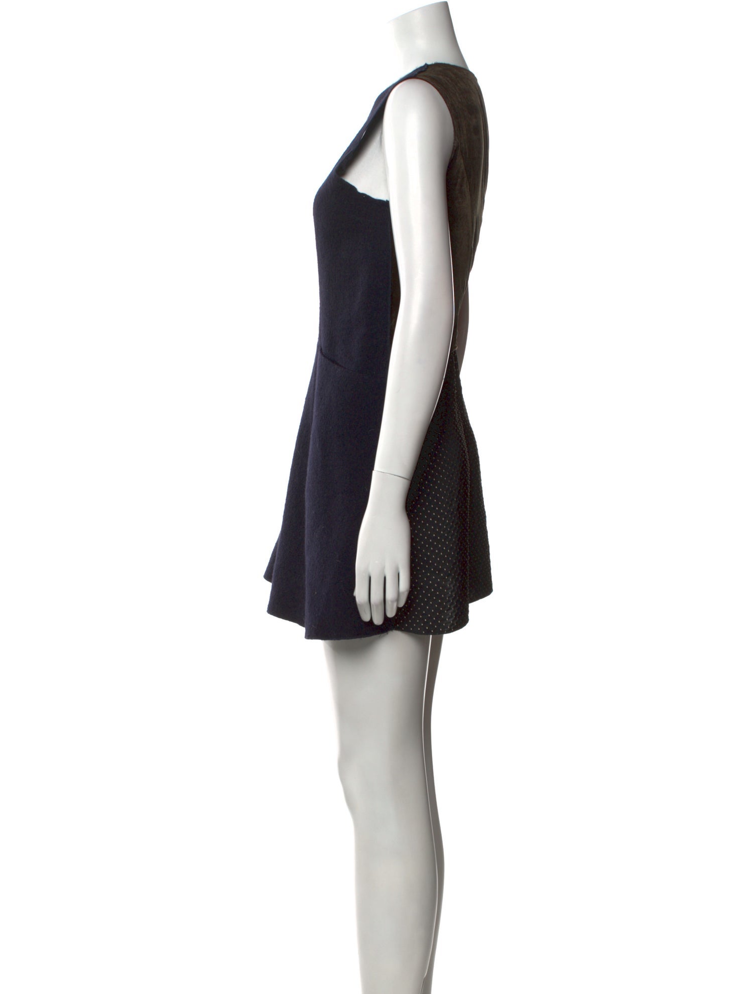 Hache Virgin Wool Mini Dress
