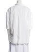 Hache Three-Quarter Sleeve Button-Up Top