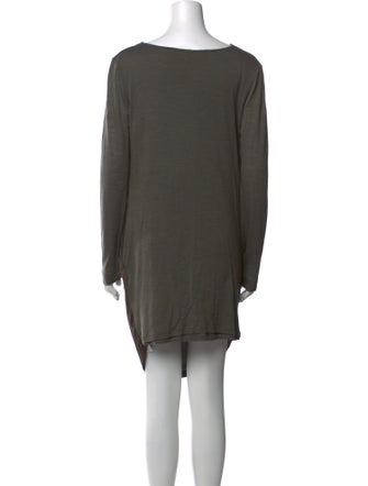 Hache Cowl Neck Knee-Length Dress