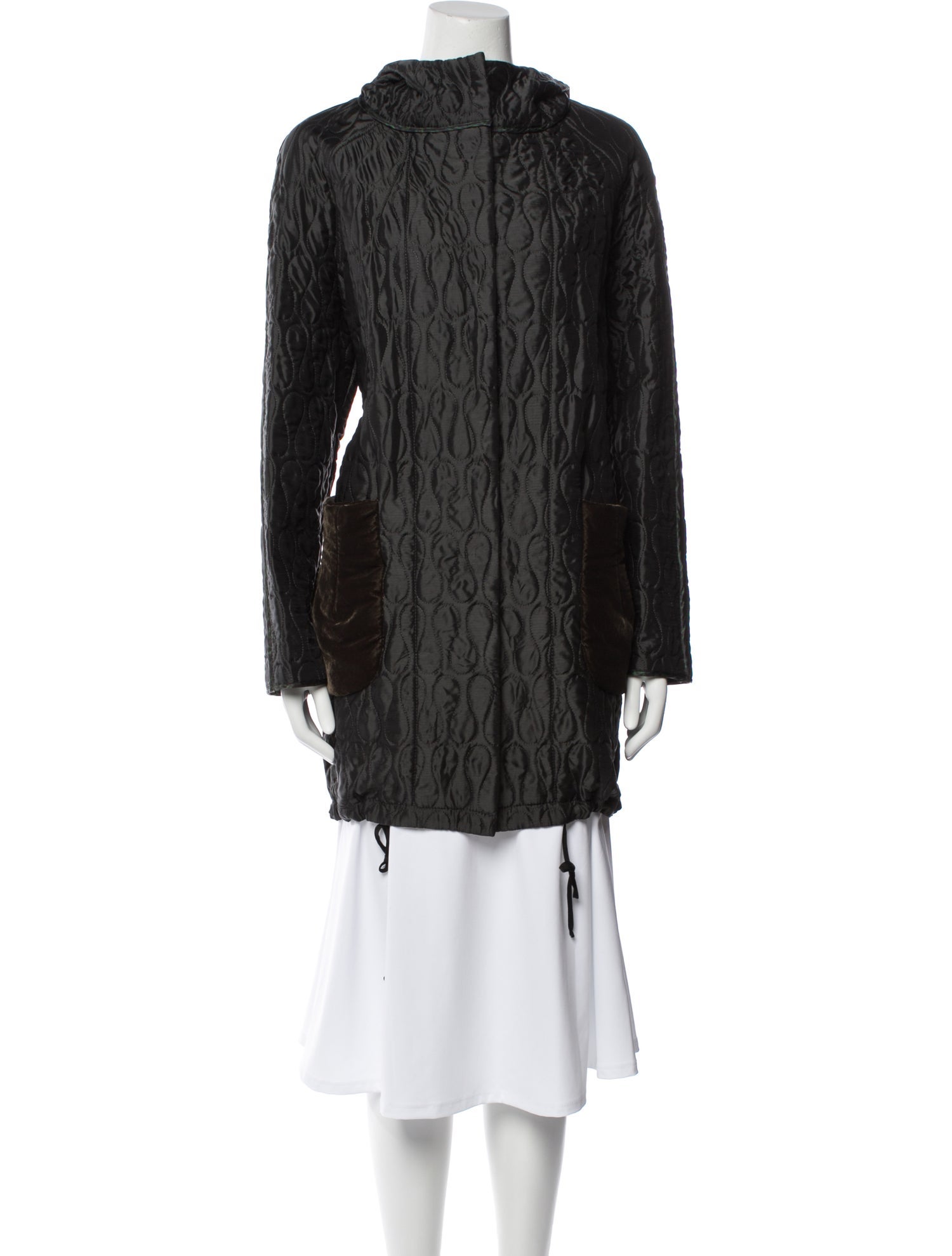 Hache Animal Print Faux Fur Coat w/ Tags