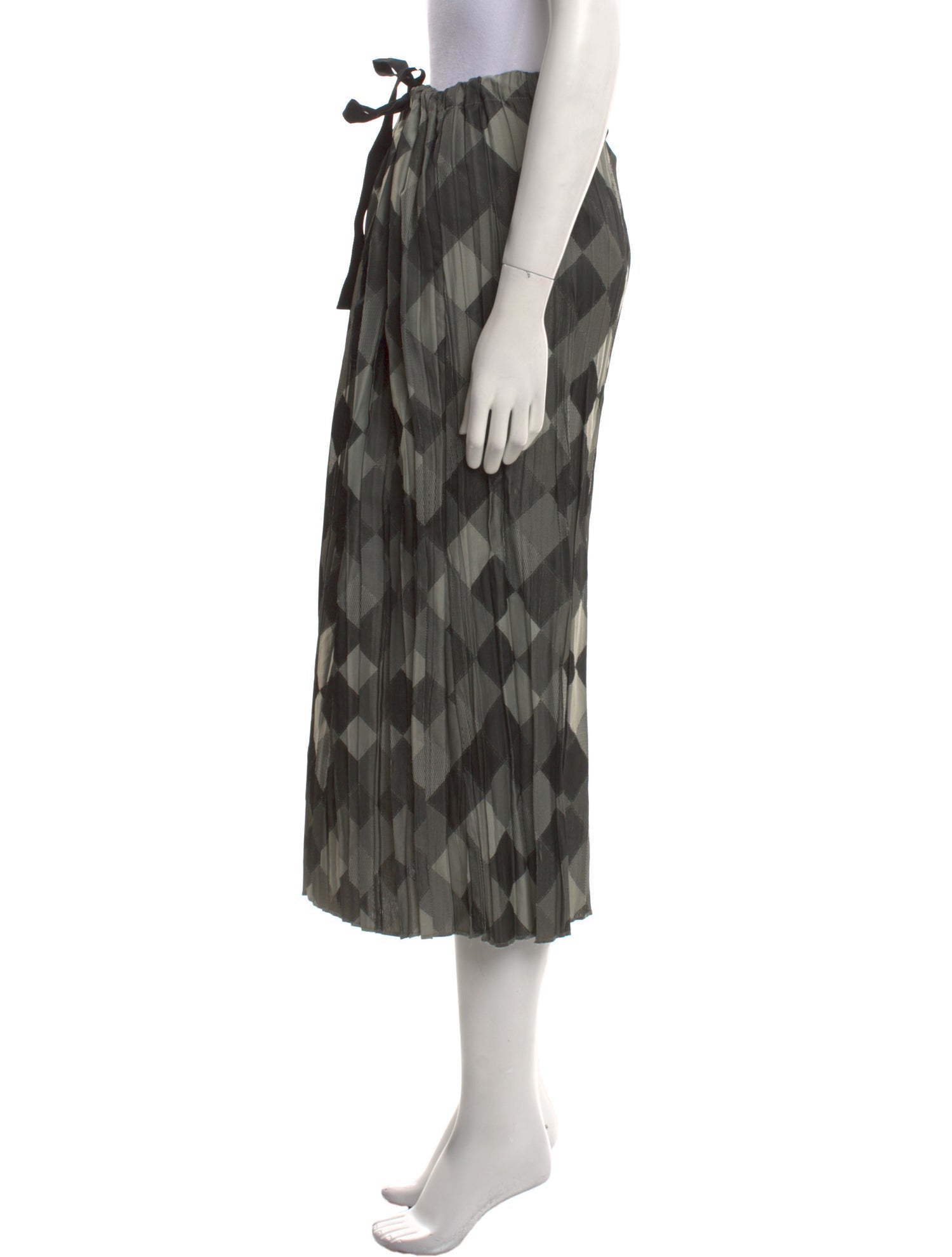 Hache Printed Midi Length Skirt w/ Tags