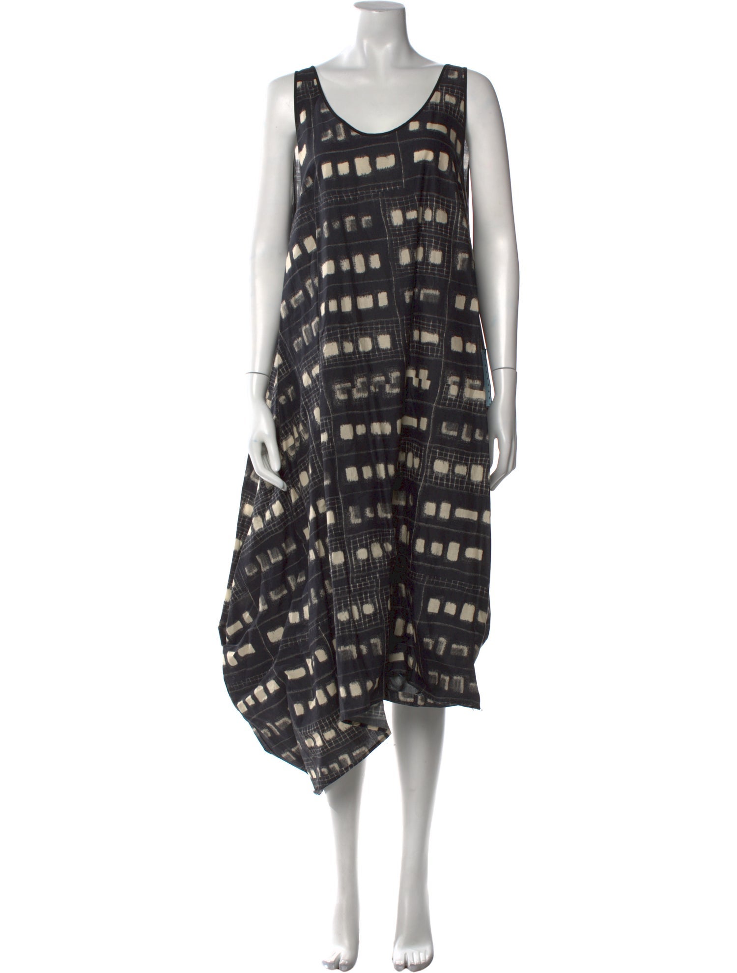 Hache Tie-Dye Print Midi Length Dress w/ Tags