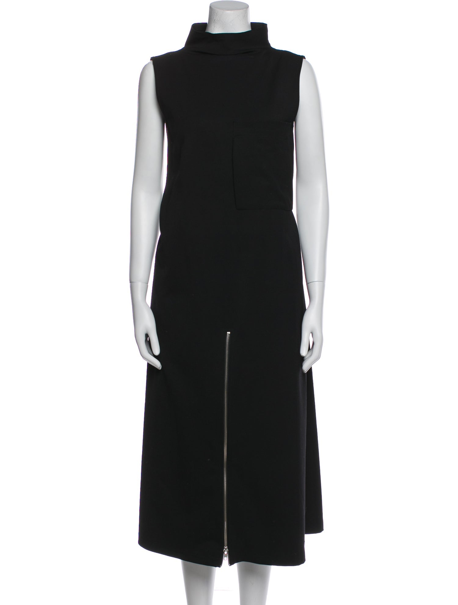 Hache Turtleneck Midi Length Dress