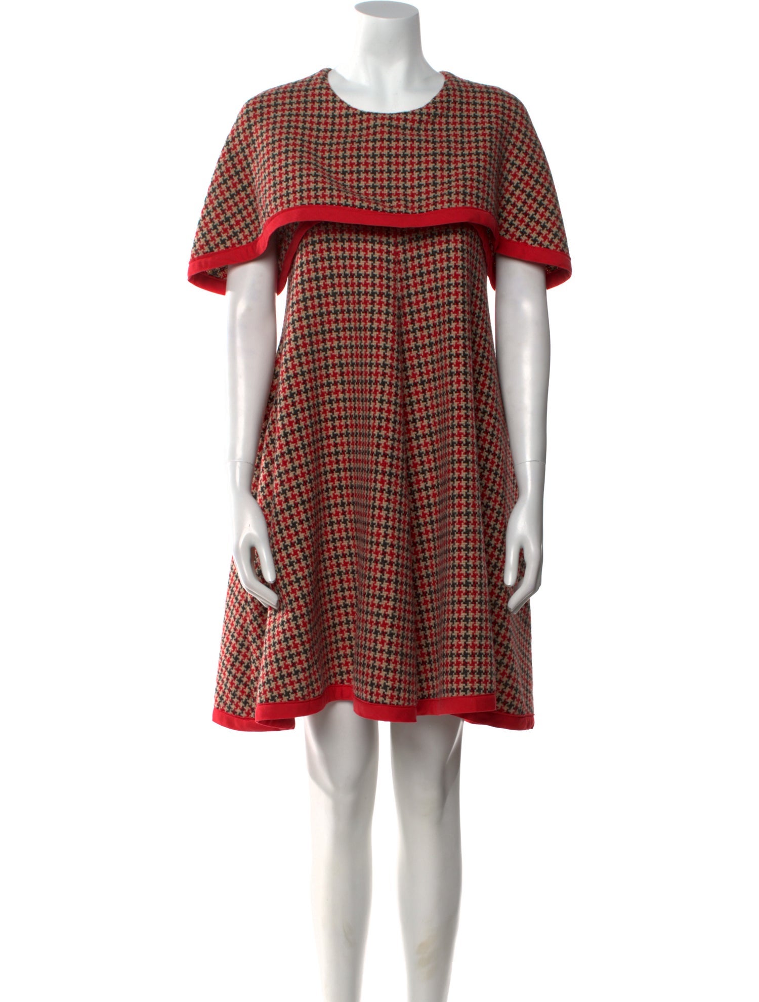 Hache Virgin Wool Mini Dress