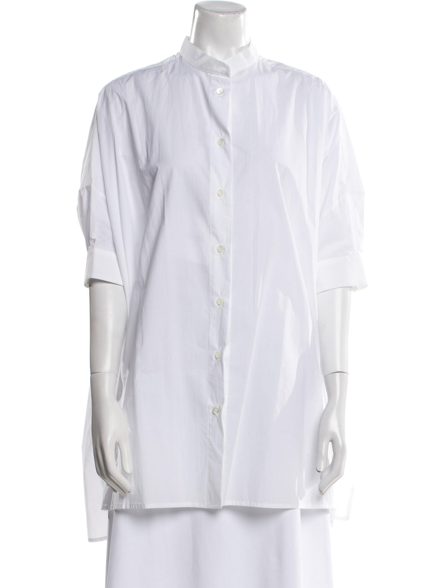 Hache Short Sleeve Button-Up Top w/ Tags