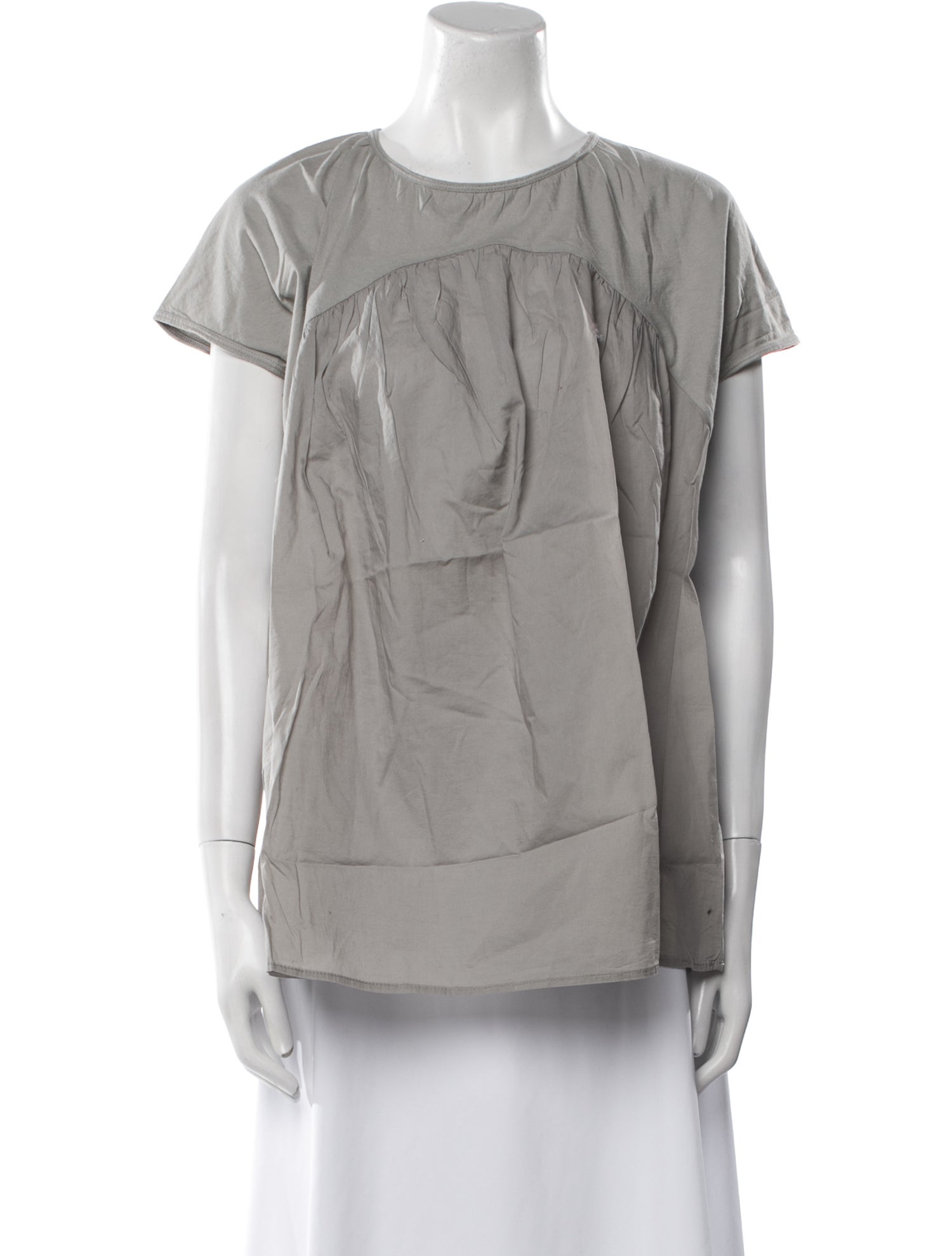 Hache Crew Neck Short Sleeve Blouse w/ Tags