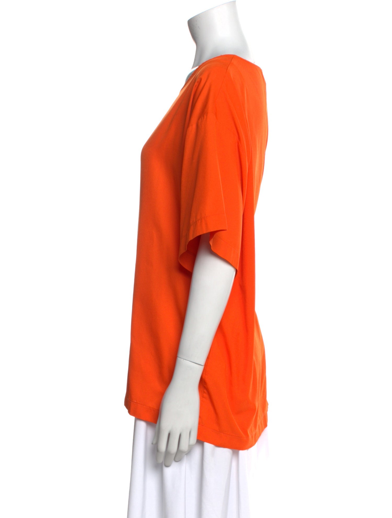 Hache Scoop Neck Short Sleeve T-Shirt