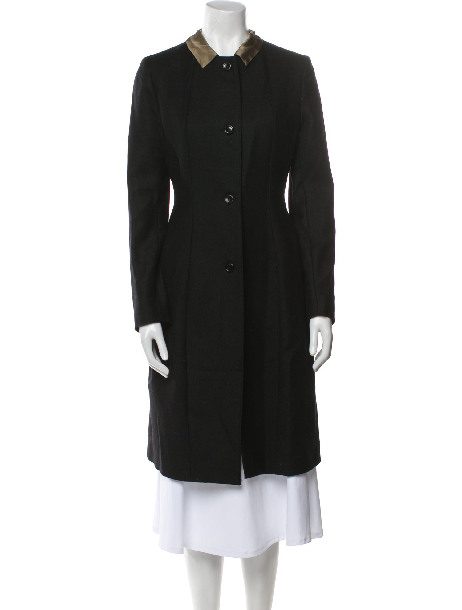 Hache Virgin Wool Trench Coat
