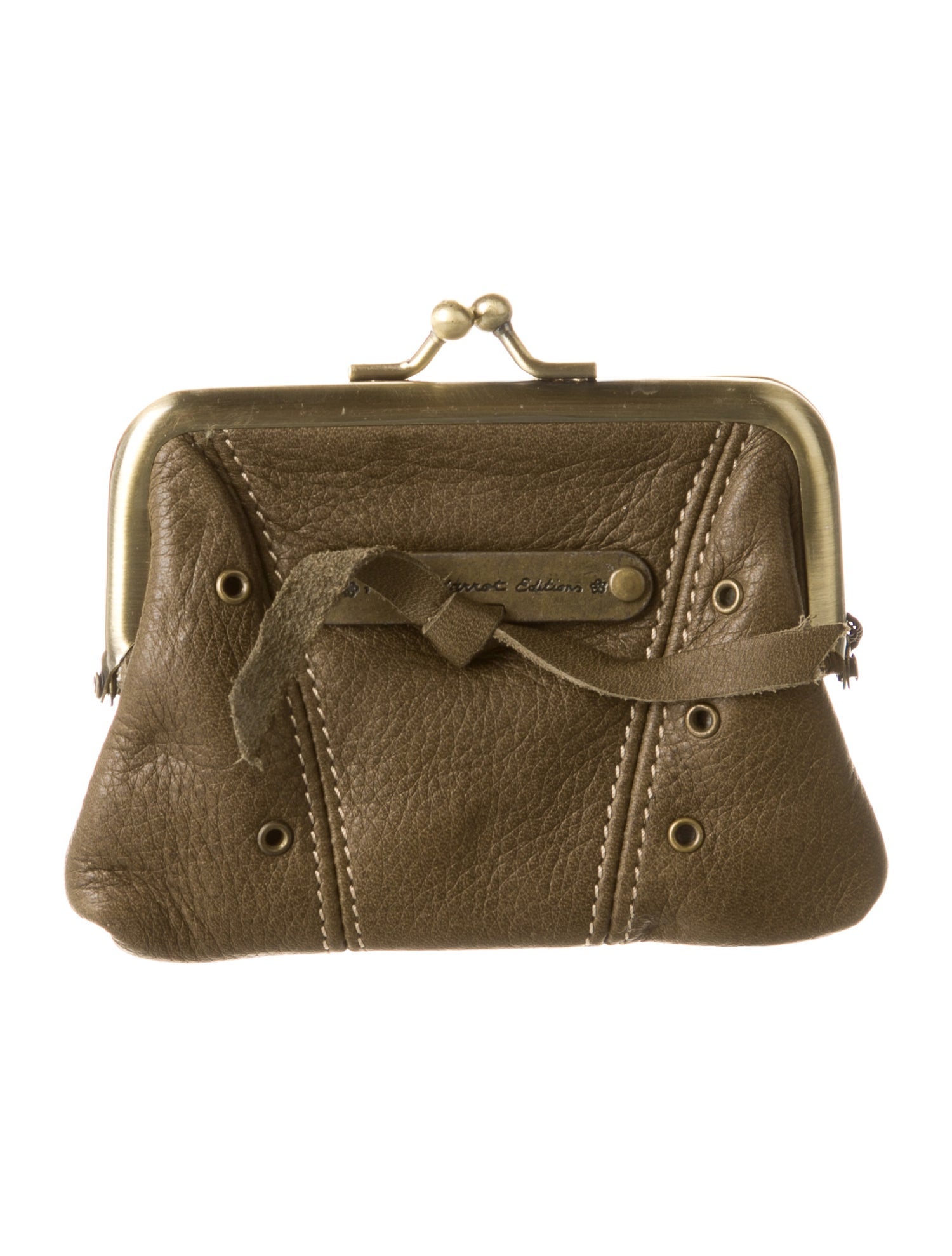 Hayden Harnett Leather Coin Pouch