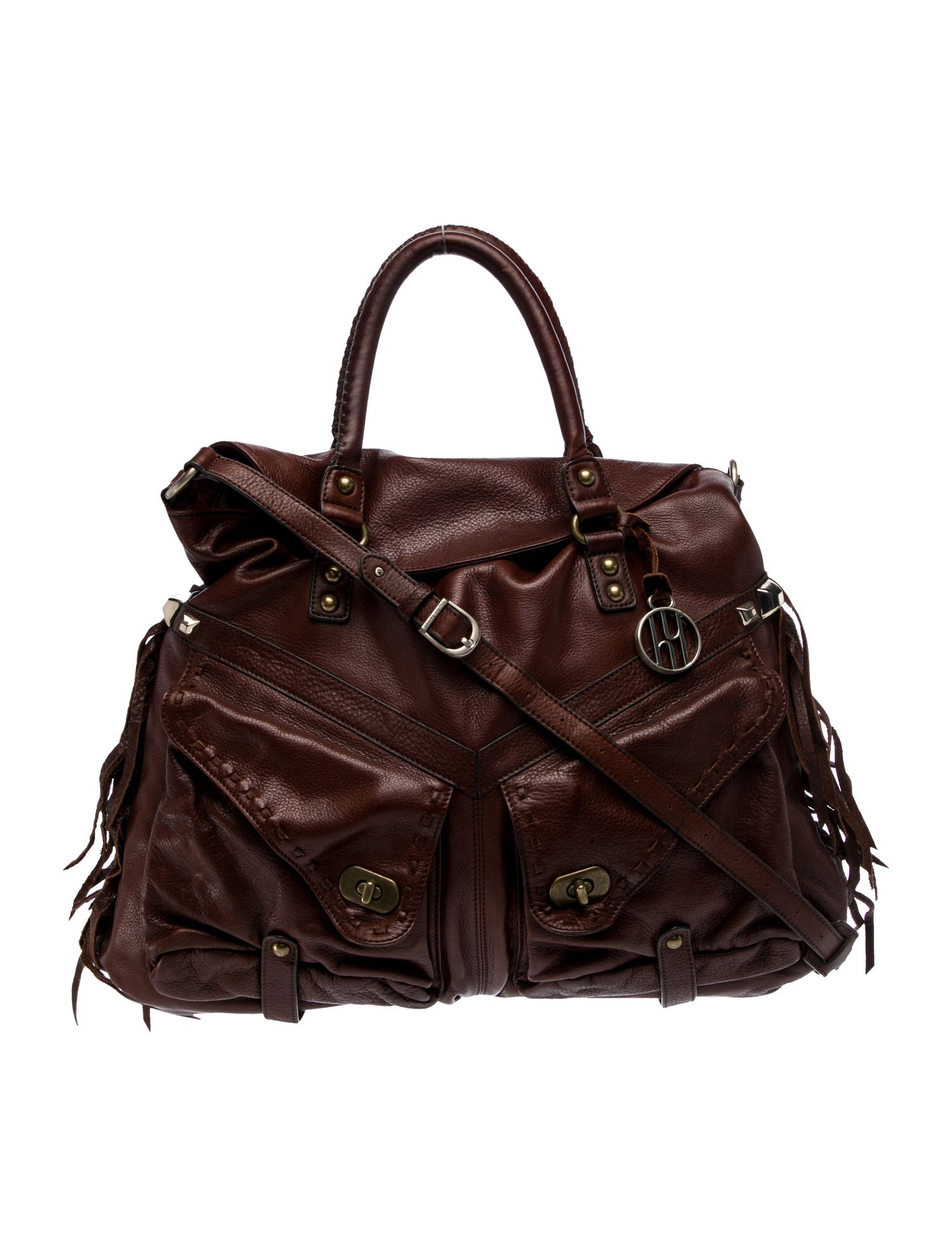 Hayden Harnett Leather Shoulder Bag