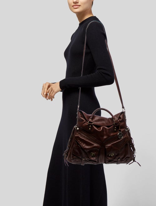 Hayden Harnett Leather Shoulder Bag