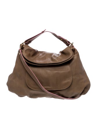 Hayden Harnett Leather Top Handle Bag