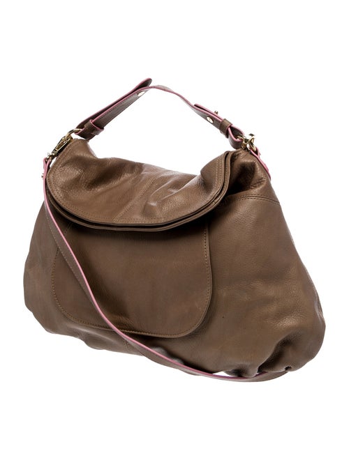 Hayden Harnett Leather Top Handle Bag