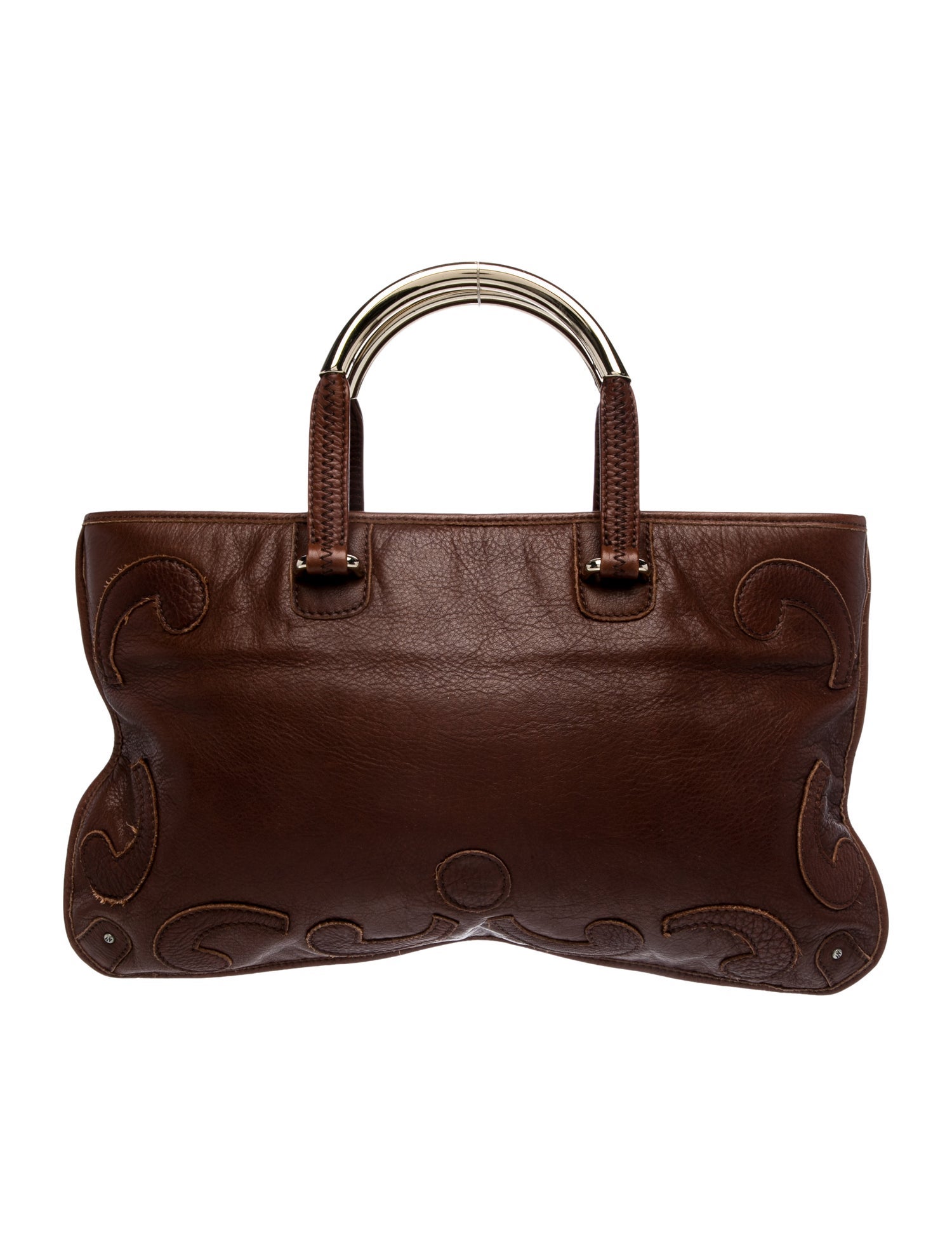 Hayden Harnett Leather Top Handle Bag