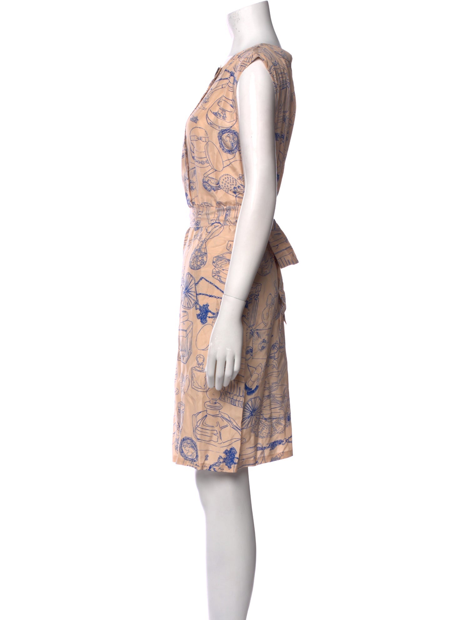 Hayden Harnett Silk Knee-Length Dress w/ Tags