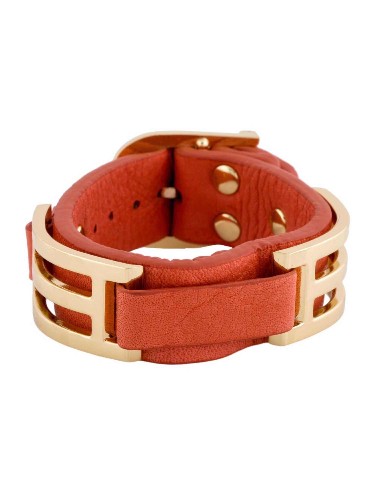 Hayden Harnett Leather Buckle Bracelet