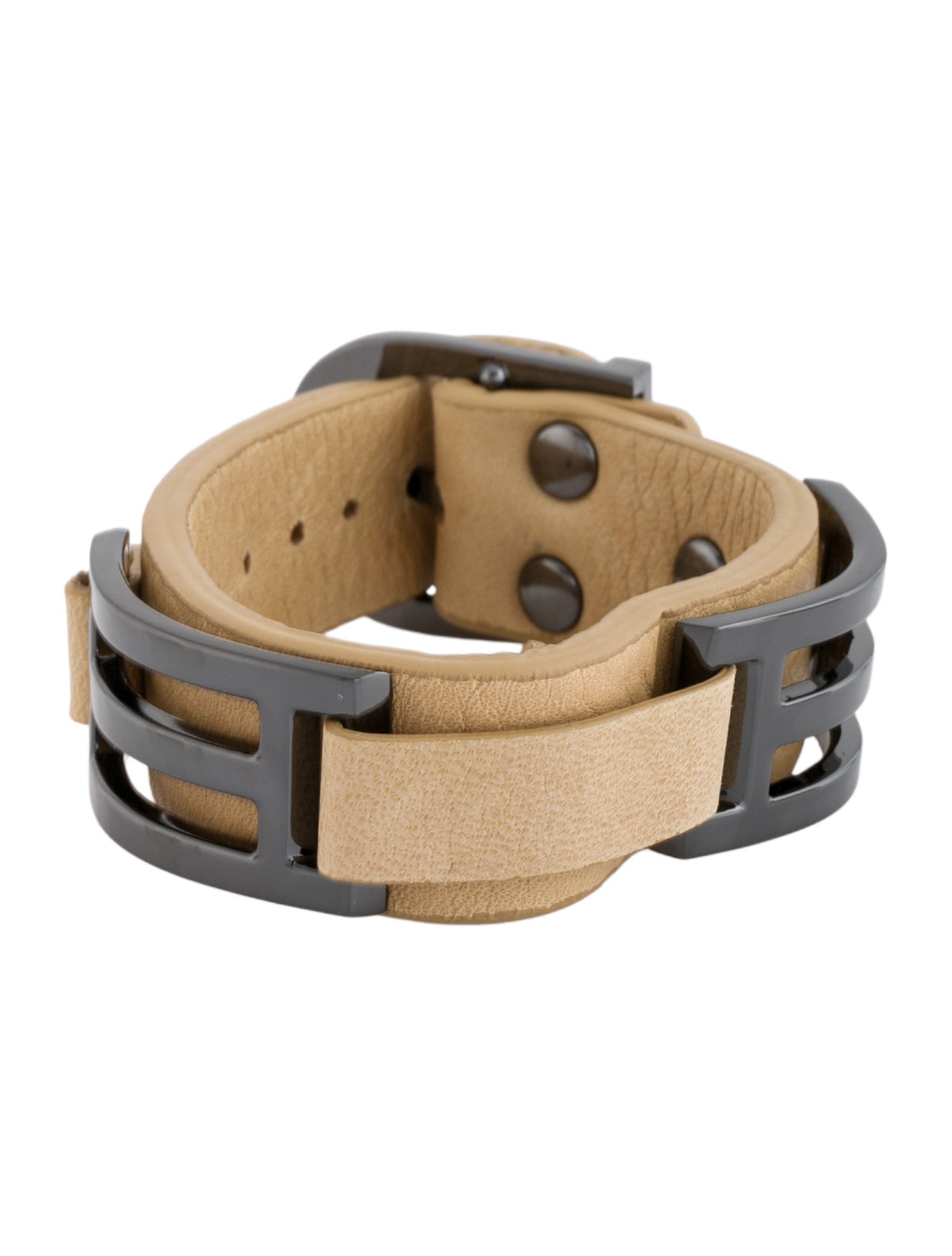 Hayden Harnett Leather Buckle Bracelet