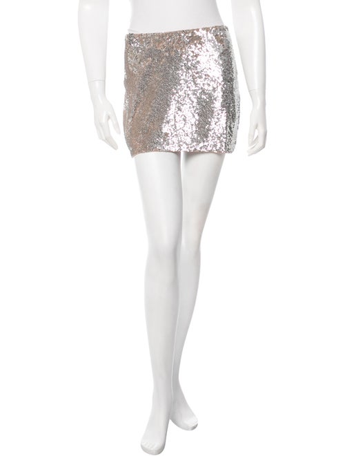 Haute Hippie Silk Mini Skirt