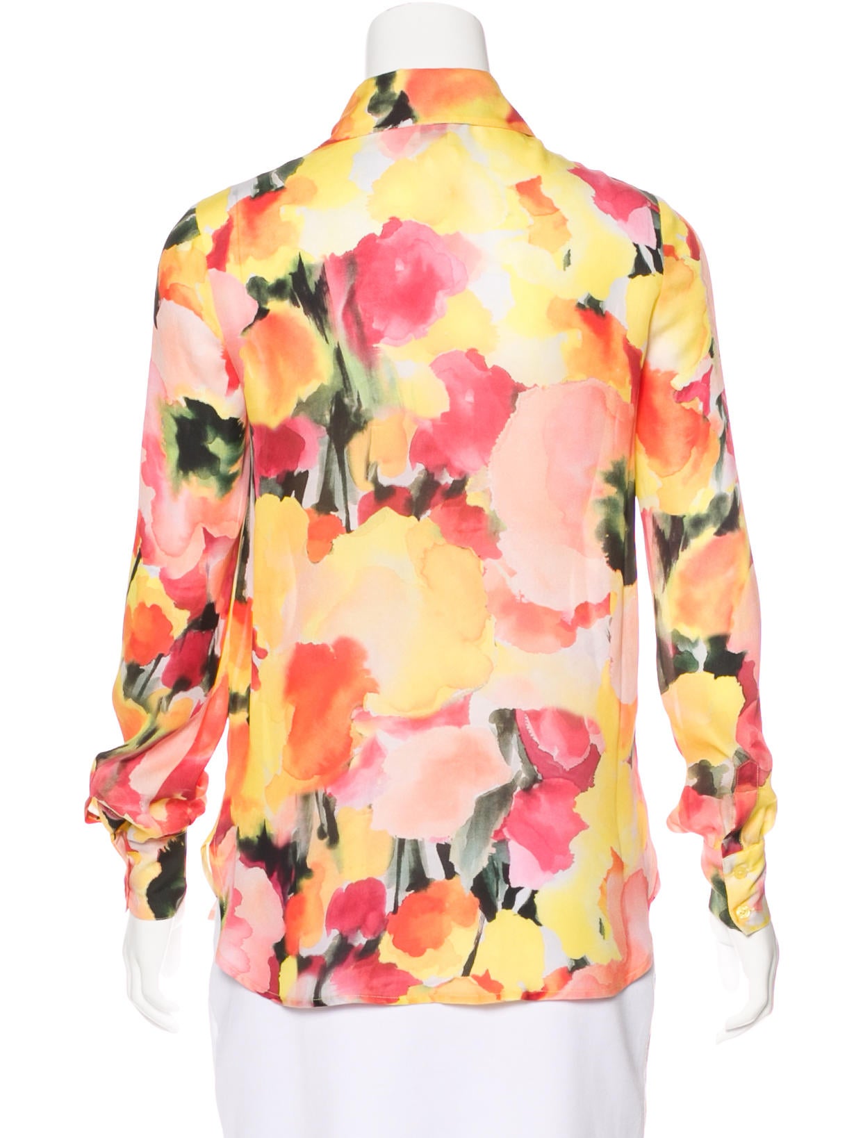 Haute Hippie Silk Button-Up Top - Clothing - WH621735 | The RealReal