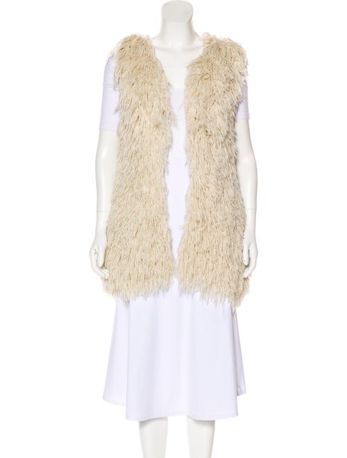 Haute Hippie Fringed Knit Vest