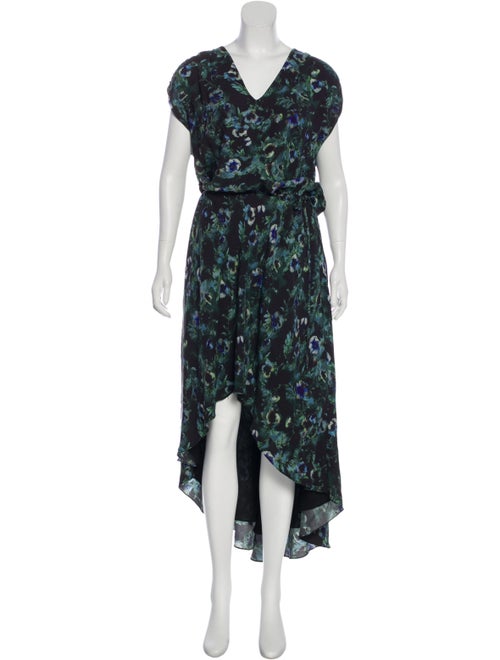Haute Hippie Sleeveless Maxi Dress Green