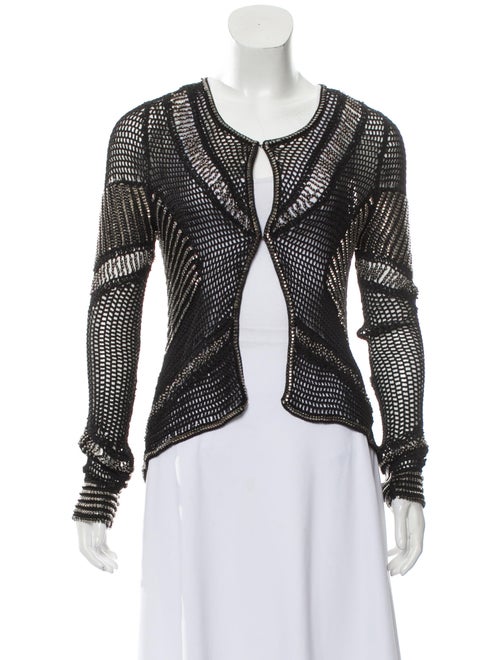 Haute Hippie Crew Neck Sweater Metallic