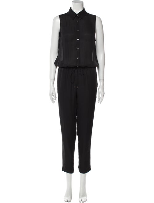 Haute Hippie Mock Neck Jumpsuit Black