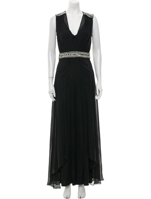 Haute Hippie V-Neck Jumpsuit Black