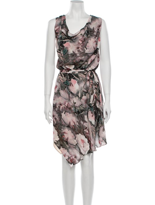 Haute Hippie Silk Knee-Length Dress Pink