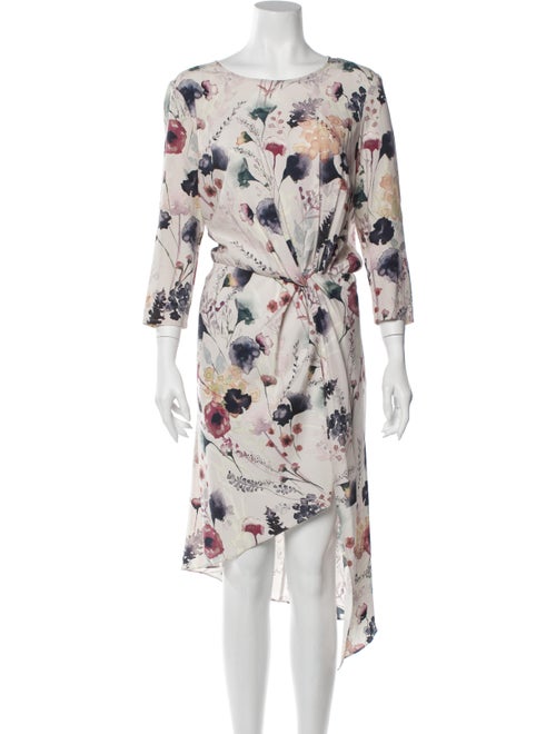 Haute Hippie Floral Print Mini Dress