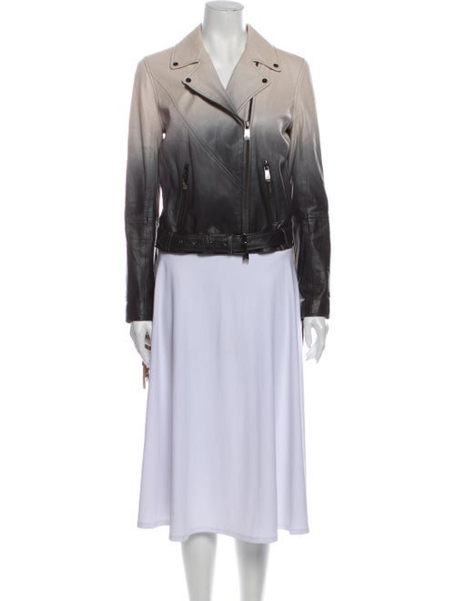 Haute Hippie Lamb Leather Biker Jacket