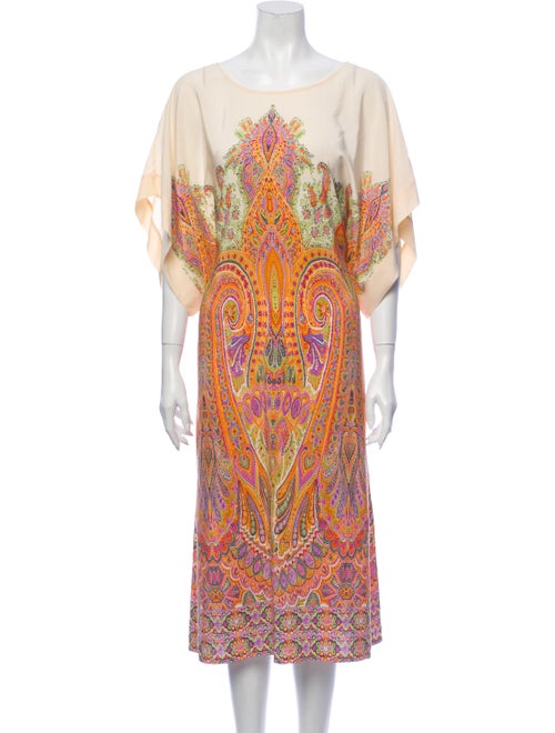 Haute Hippie Silk Midi Length Dress