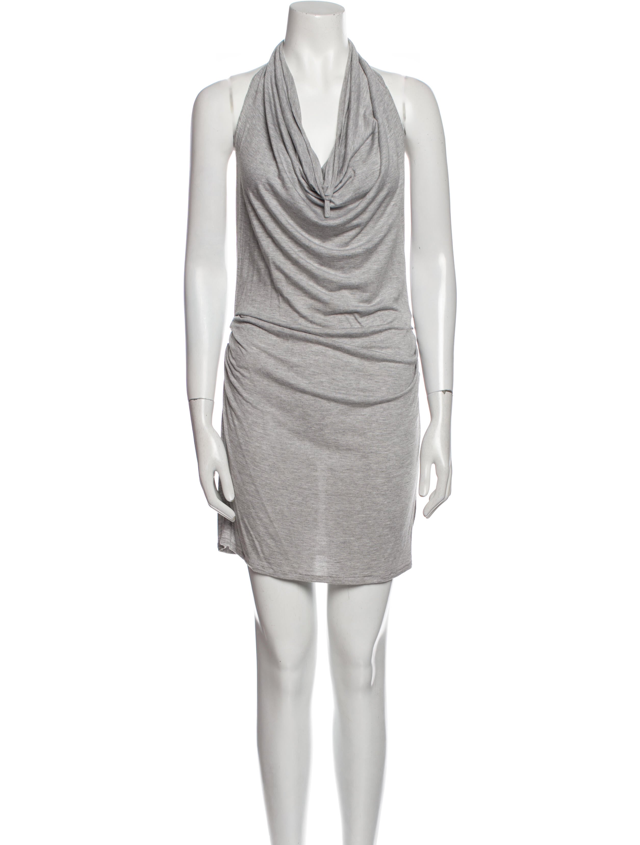 Haute Hippie Cowl Neck Mini Dress 