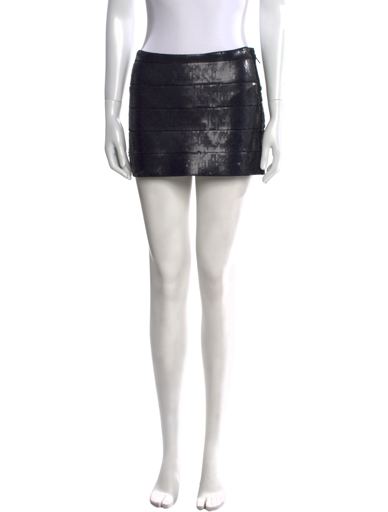 Haute Hippie Sequin Embellishments Mini Skirt