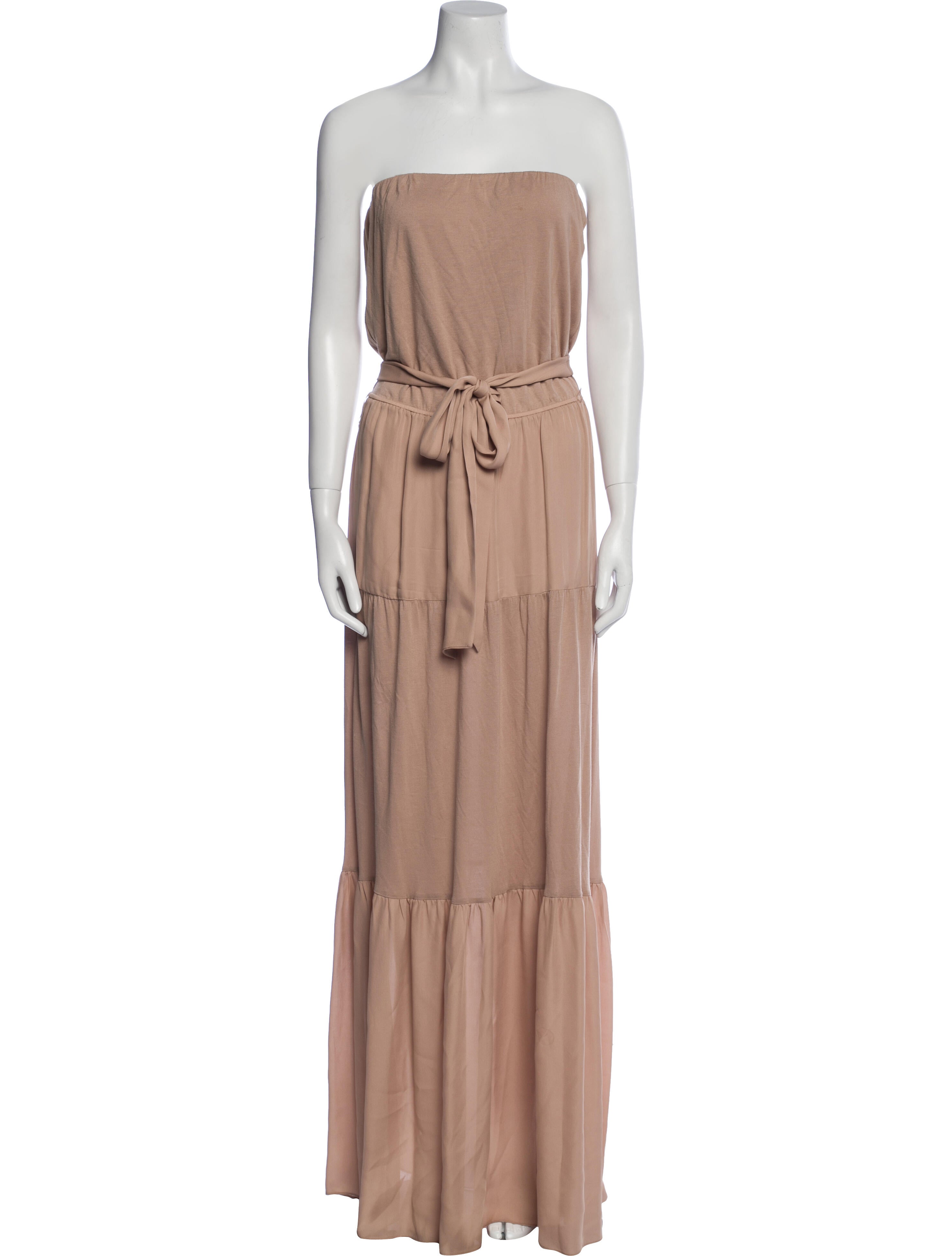 Haute Hippie Strapless Long Dress