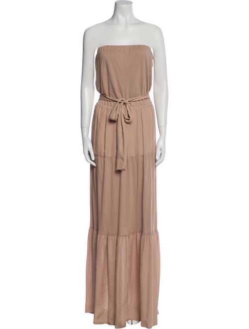 Haute Hippie Strapless Long Dress