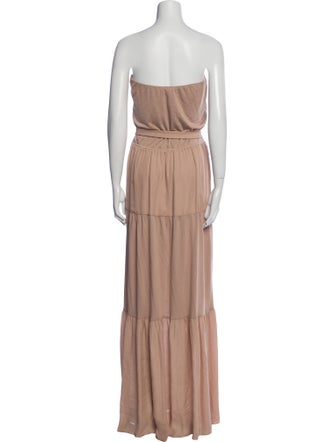 Haute Hippie Strapless Long Dress