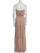 Haute Hippie Strapless Long Dress
