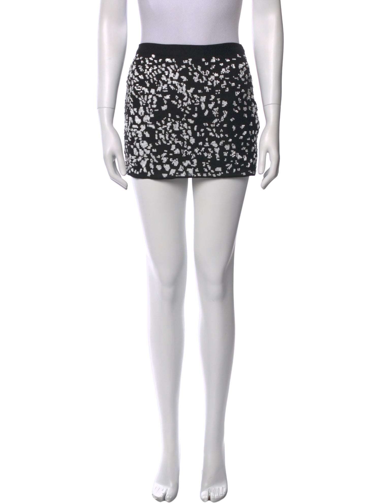 Haute Hippie Silk Mini Skirt