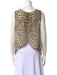 Haute Hippie Silk Animal Print Top