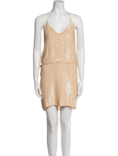 Haute Hippie Silk Knee-Length Dress