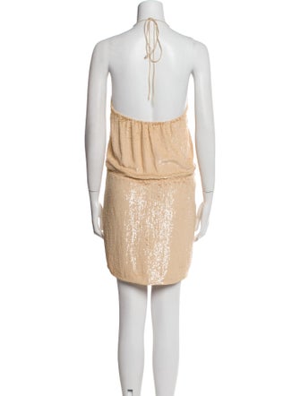 Haute Hippie Silk Knee-Length Dress