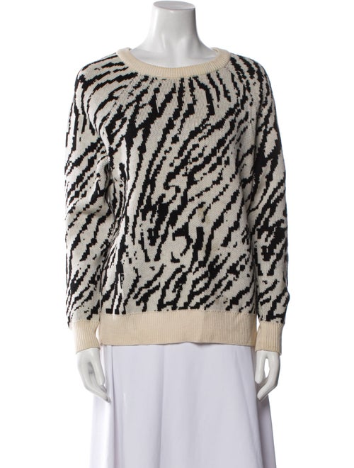 Haute Hippie Merino Wool Printed Sweater