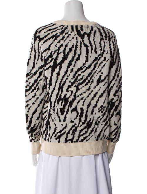 Haute Hippie Merino Wool Printed Sweater