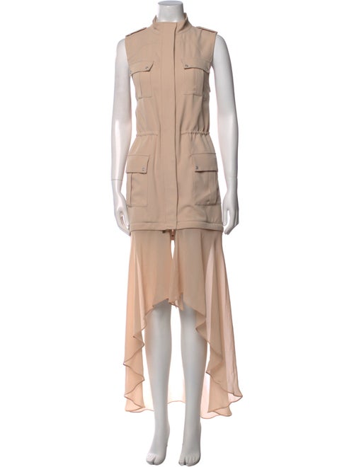 Haute Hippie Mock Neck Long Dress