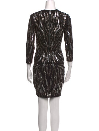 Haute Hippie V-Neck Mini Dress