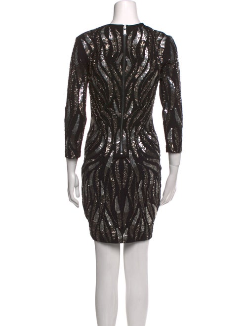 Haute Hippie V-Neck Mini Dress