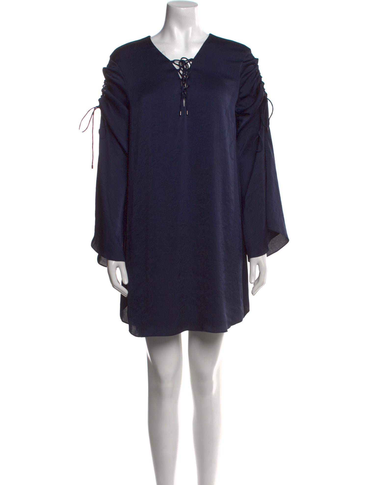 Haute Hippie V-Neck Mini Dress