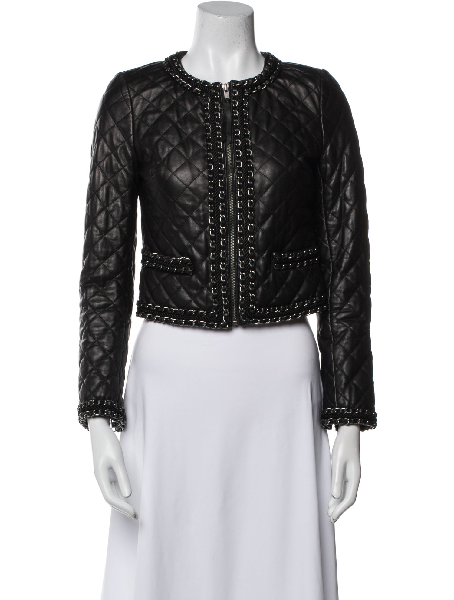 Haute Hippie Leather Evening Jacket